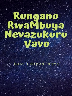 cover image of Rungano Rwambuya Nevazukuru Vavo